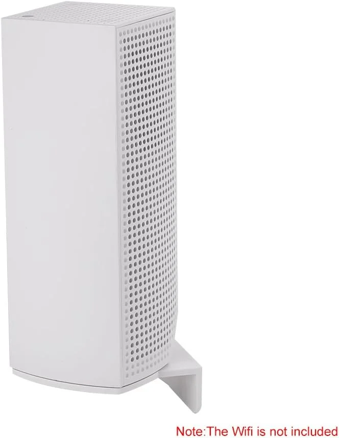 پایه دیواری برای Linksys Velop، نگهدارنده پایه نصب دیواری برای سیستم WiFi Mesh خانگی Linksys Velop Tri-band، سفید، بسته 2 عددی