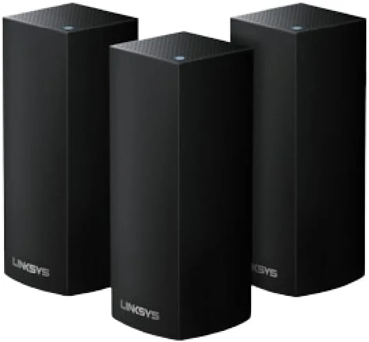 سیستم وای فای مش هوشمند لینکسیس ولوپ، سه بانده، بسته 3 عددی (Whw0303B-Ac6600) - مشکی