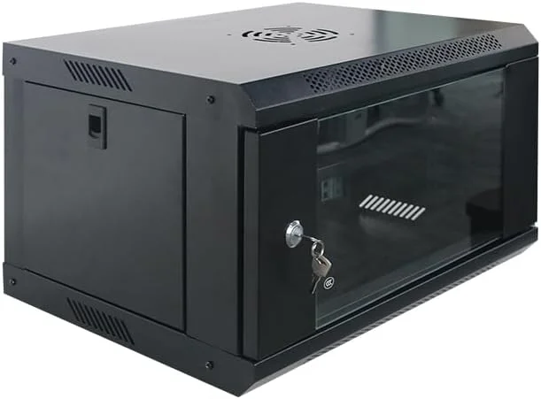 کابینت شبکه دیواری 4U ابعاد 530 * 350 با ضخامت 1.2 میلی‌متر، کیفیت بالا