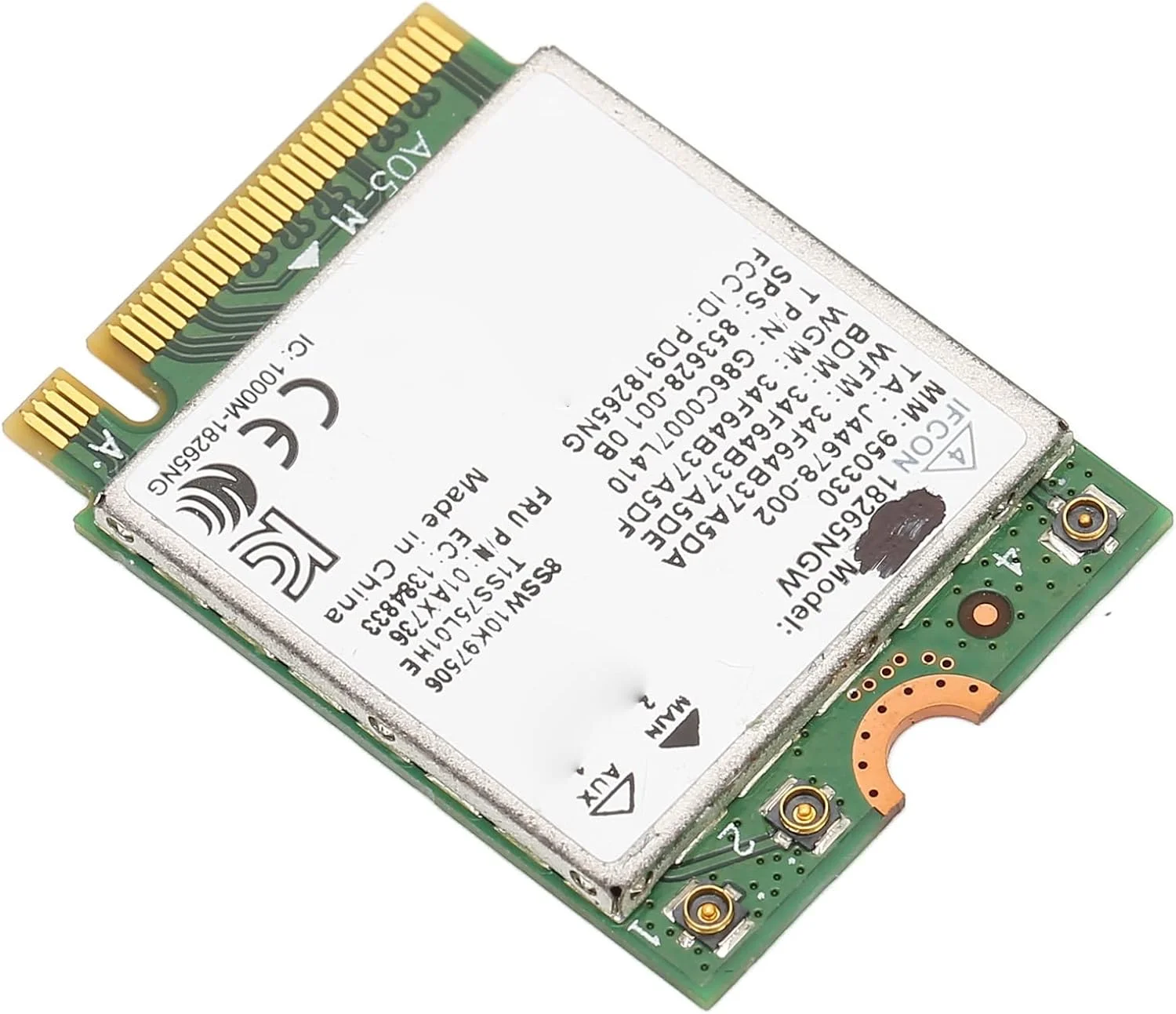 کارت شبکه وای فای بی سیم Bewinner، دو باند 867 مگابیت بر ثانیه، آداپتور شبکه برای لپ تاپ های دارای اسلات NGFF سازگار با مدل های DELL