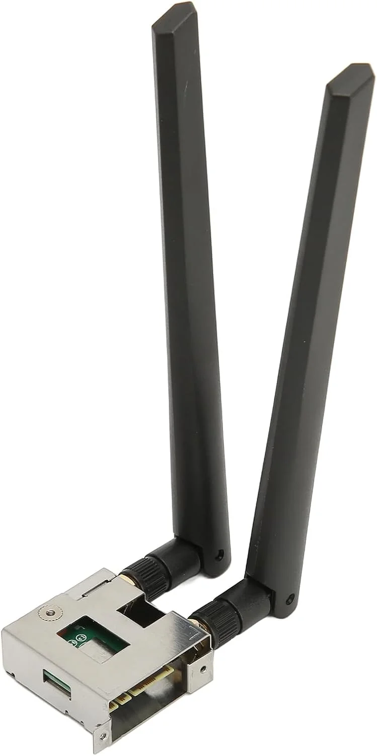 کارت آداپتور وای فای M.2 NGFF بیوینر، کارت وای فای بی سیم دو بانده 3000 مگابیت بر ثانیه BT5.0 با آنتن، پشتیبانی از 802.11 AX برای M10H X299 Z170I B550I Z170I Z270E