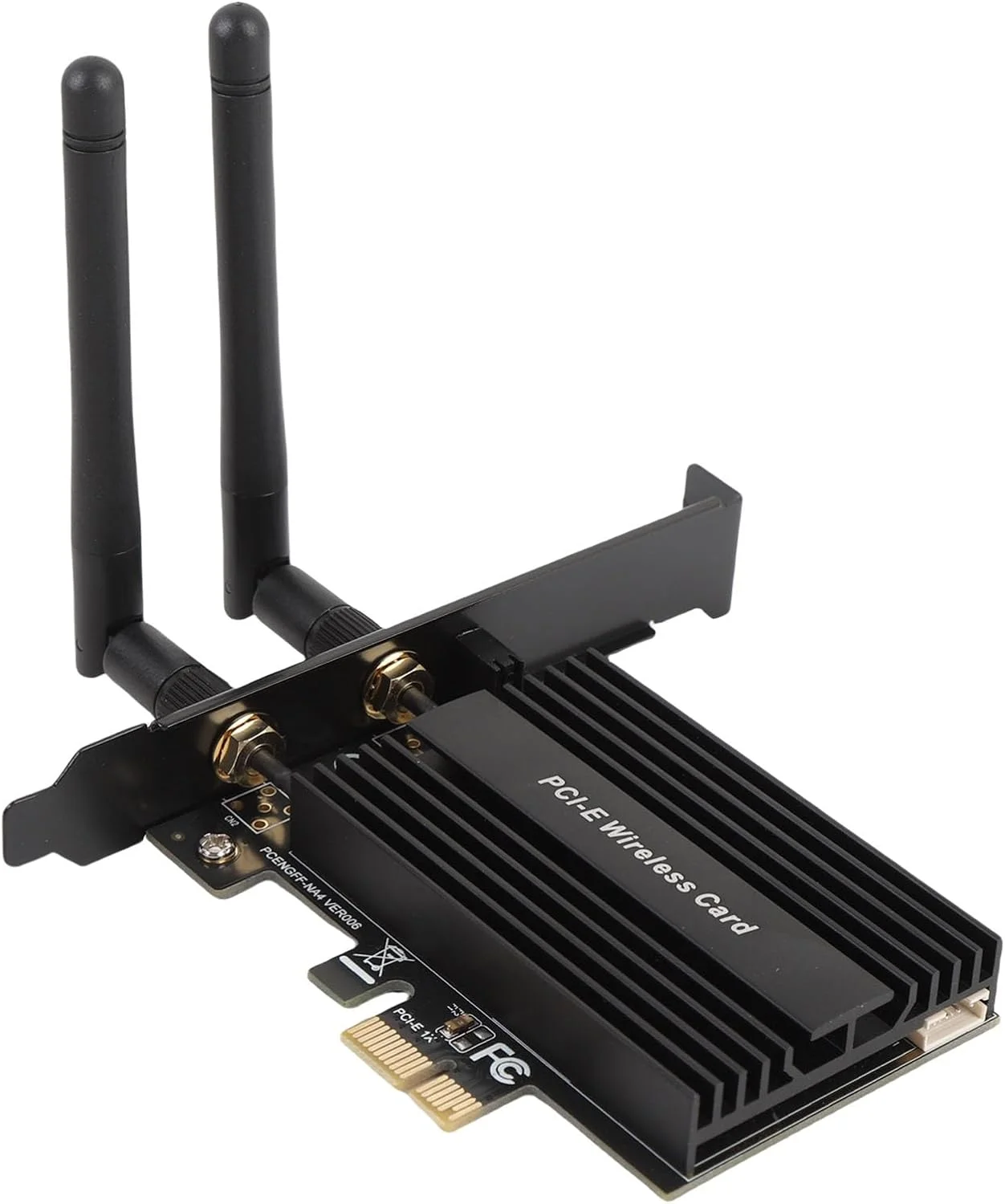 مبدل PCI-E به KEY-E WiFi بیوینر، فناوری OFDMA و MU-MIMO، سرعت 2 برابر بیشتر و برد 4 برابر وسیع تر، 2 آنتن تقویت کننده سیگنال قدرتمند، آداپتور PCI-E به NGFF M.2 WiFi