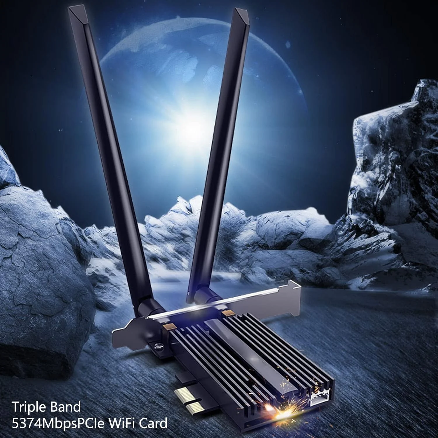 کارت شبکه وای فای 6E AX210 PCI-E با BT5.2 سه بانده 6GHz/5GHz/2.4GHz با امنیت WPA3، آنتن دوگانه، ضد تداخل قوی برای کامپیوترهای رومیزی سازگار با کارت شبکه وای فای 6E AX210 PCI-E با BT5.2 سه بانده 6GHz/5GHz/2.4GHz با امنیت WPA3، آنتن دوگانه، ضد تداخل قوی برای کامپیوترهای رومیزی سازگار با