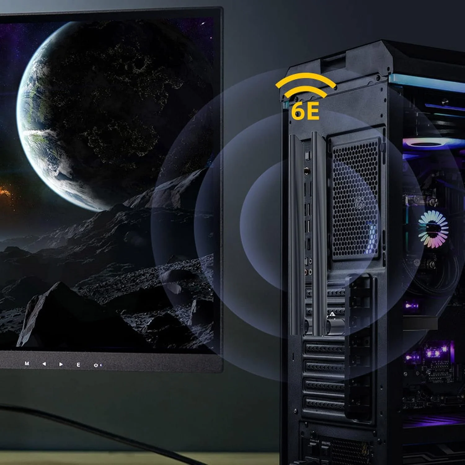 کارت شبکه وای فای 6E AX210 PCI-E با BT5.2 سه بانده 6GHz/5GHz/2.4GHz با امنیت WPA3، آنتن دوگانه، ضد تداخل قوی برای کامپیوترهای رومیزی سازگار با کارت شبکه وای فای 6E AX210 PCI-E با BT5.2 سه بانده 6GHz/5GHz/2.4GHz با امنیت WPA3، آنتن دوگانه، ضد تداخل قوی برای کامپیوترهای رومیزی سازگار با