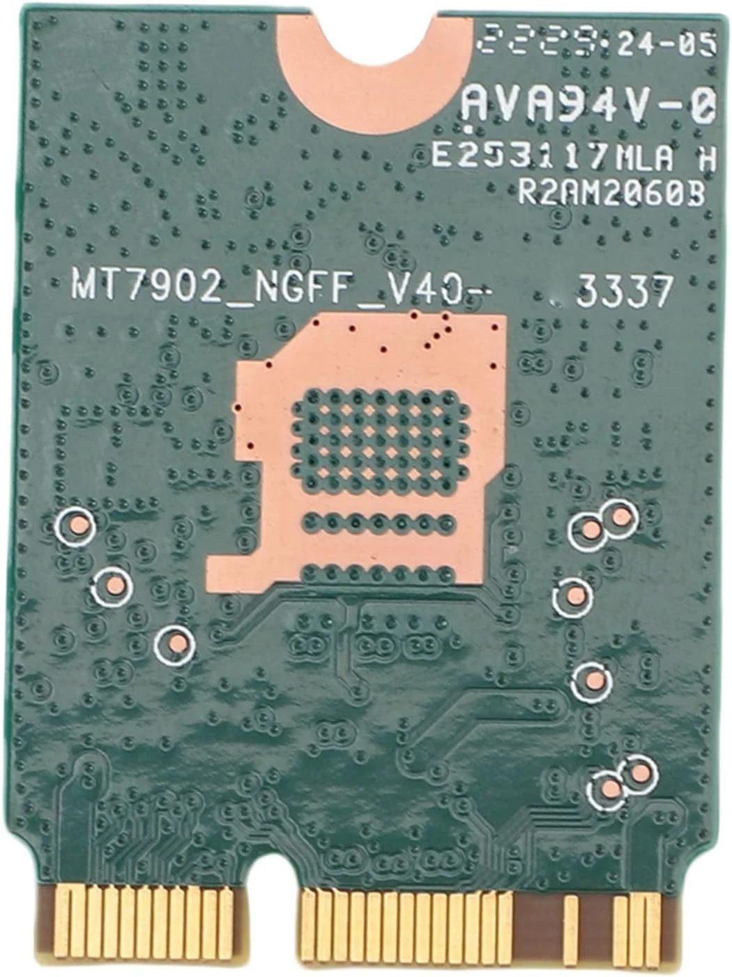 کارت شبکه بی سیم Bewinner WiFi 6E، رابط Ngff M.2، عملکرد BT5.2، آداپتور شبکه M.2 Ngff، آداپتور شبکه 3 باندی 4200 مگابیت بر ثانیه پشتیبانی از 10 11