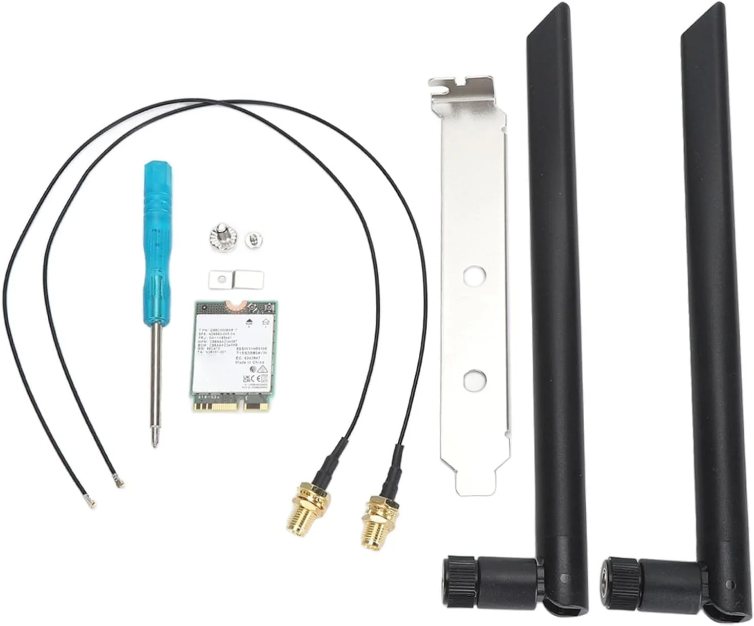 کارت شبکه بی‌سیم وای‌فای 7 برای اینتل BE200 NGW، سرعت 8774 مگابیت بر ثانیه، بلوتوث 5.4 6 گیگاهرتز M.2، دسترسی همزمان چند دستگاه، برای ویندوز 10/11، لپ‌تاپ AMD