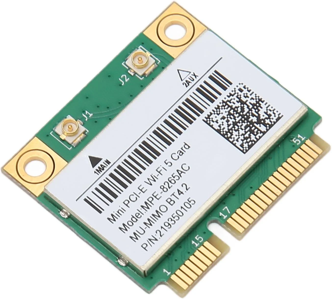 کارت وای فای مینی PCIE کرایفوکت، کارت شبکه مینی PCIe آداپتور 1200 مگابیت بر ثانیه 8265AC برای لپ تاپ