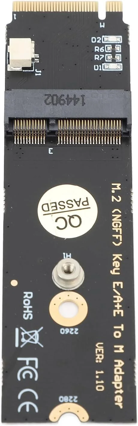 ماژول M.2 NGFF A E Key دنش، آداپتور کارت وای فای به SSD، رابط PCIe برای AX200