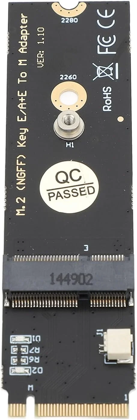ماژول M.2 NGFF A E Key دنش، آداپتور کارت وای فای به SSD، رابط PCIe برای AX200