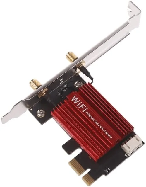 کارت شبکه بیسیم دسکتاپ PCI مدل 7260AC BT4.0 گیگابیتی دو بانده 2.4G 802.11ac + آنتن وای فای کارت شبکه بیسیم دسکتاپ PCI مدل 7260AC BT4.0 گیگابیتی دو بانده 2.4G 802.11ac + آنتن وای فای