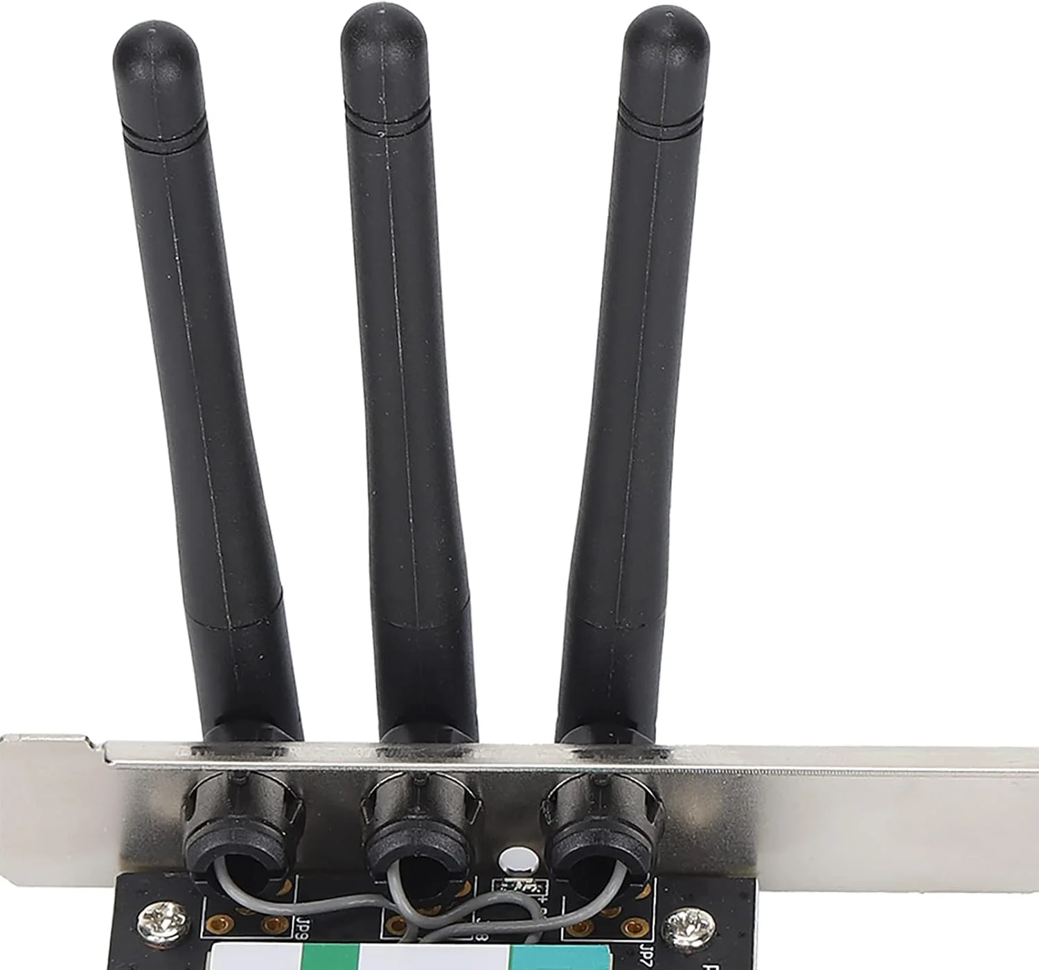 کارت شبکه وای فای PCI?E، دو بانده 2.4/5 گیگاهرتز 450 مگابیت بر ثانیه بی سیم 3 آنتن PCI Express، سازگار با PCI?E X1/X4/X8/X16، برای رایانه شخصی رومیزی