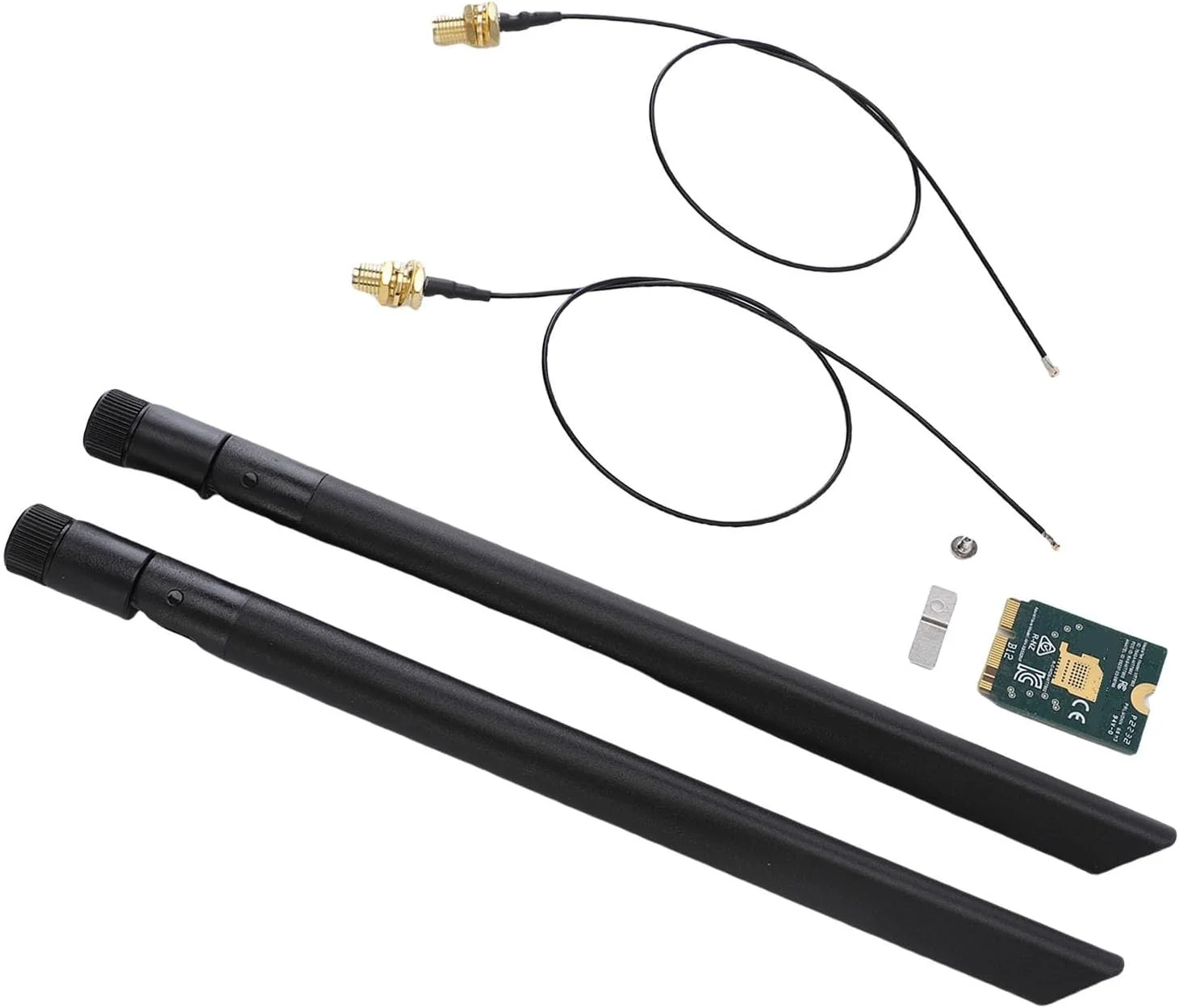 کارت شبکه بی‌سیم WiFi 6E با آداپتور باند پرسرعت برای ویندوز 10 و 11، شامل آنتن 8dBi - ایده‌آل برای ... و غیره