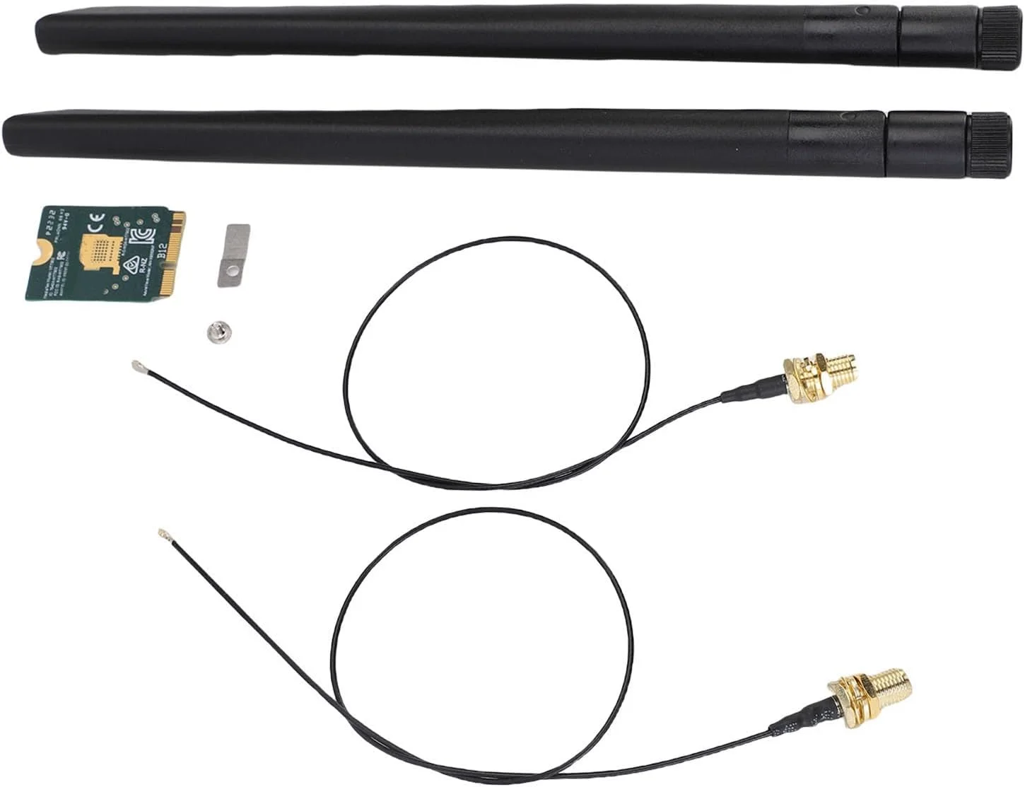 کارت شبکه بی‌سیم WiFi 6E با آداپتور باند پرسرعت برای ویندوز 10 و 11، شامل آنتن 8dBi - ایده‌آل برای ... و غیره