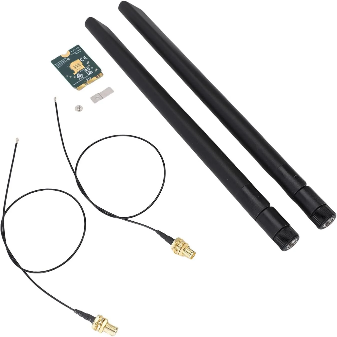 کارت شبکه بی‌سیم WiFi 6E با آداپتور باند پرسرعت برای ویندوز 10 و 11، شامل آنتن 8dBi - ایده‌آل برای ... و غیره