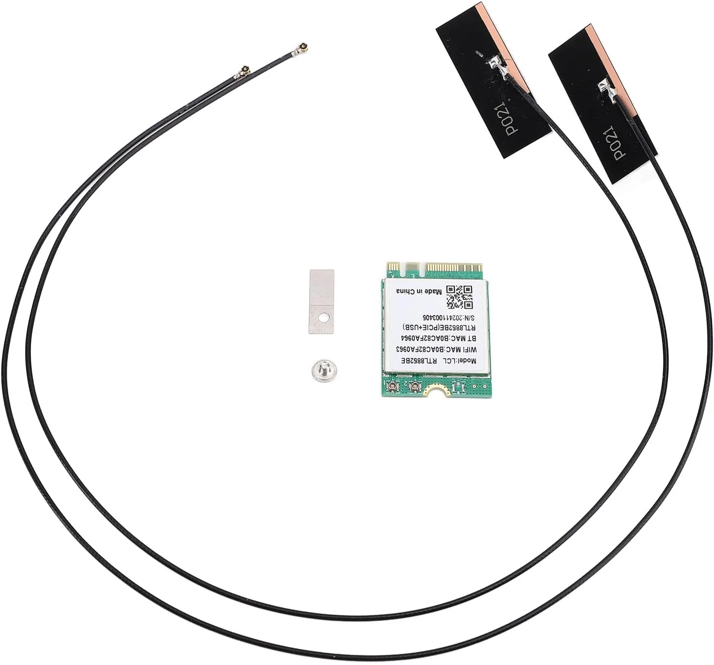 کارت وایرلس M.2 وای فای 6 با سرعت بالای 1800 مگابیت بر ثانیه GOWENIC برای Win10/11، وای فای M.2 برای انتقال داده های بزرگ برای خانه و محل کار (آنتن داخلی)