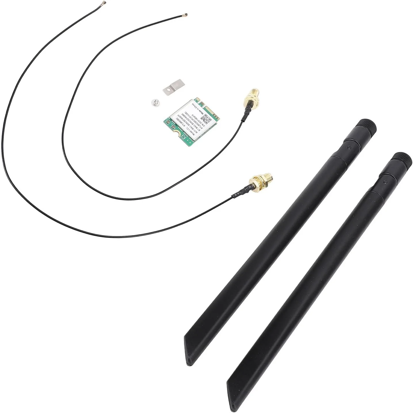 کارت وای فای 6 M.2 سریع و کارآمد XUMIUZIY با 5.2، سازگار با Win10/11 و ایده آل برای انتقال داده های بزرگ و استفاده از چندین دستگاه (آنتن های خارجی)