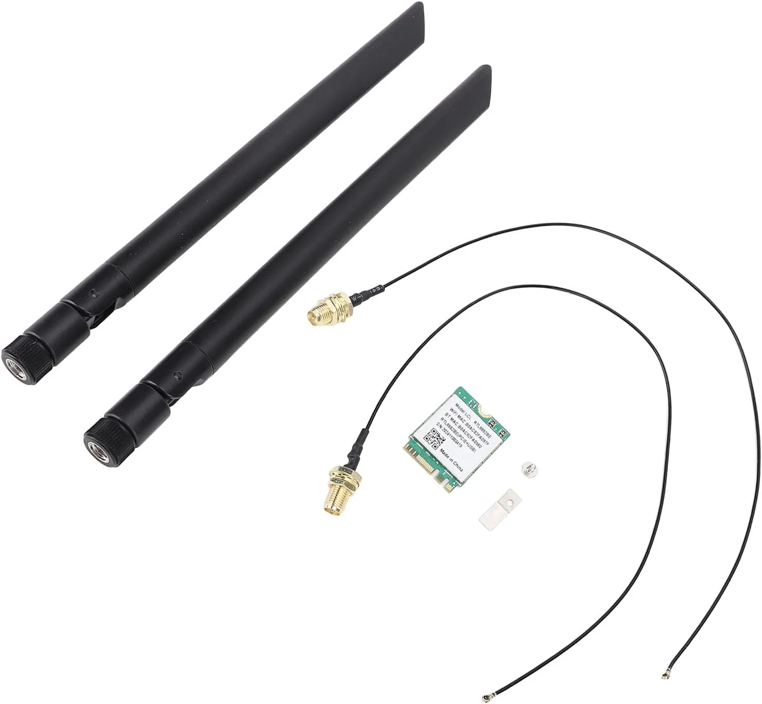 کارت وای فای 6 M.2 سریع و کارآمد XUMIUZIY با 5.2، سازگار با Win10/11 و ایده آل برای انتقال داده های بزرگ و استفاده از چندین دستگاه (آنتن های خارجی)