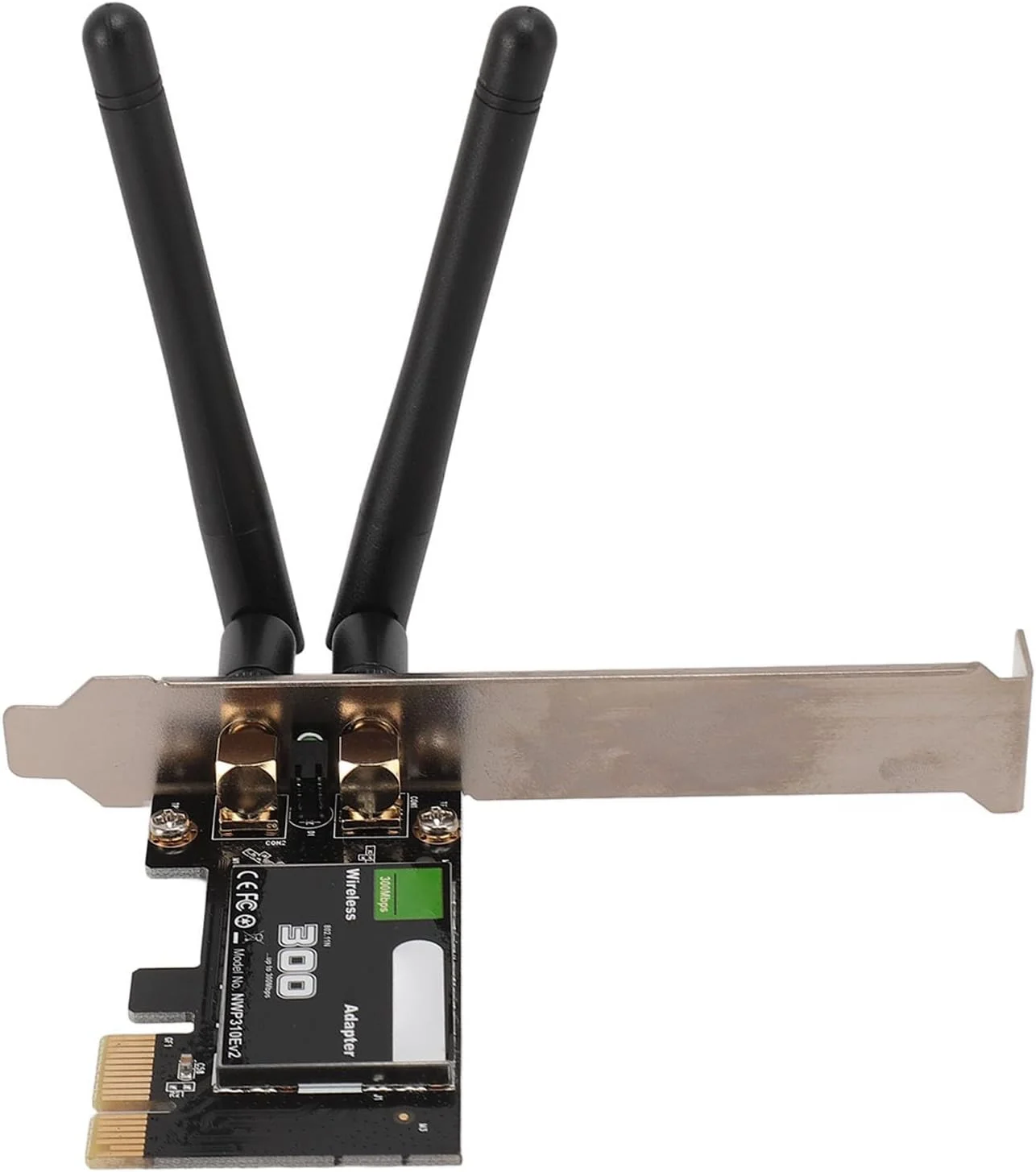 آداپتور وای فای بی سیم PCI-E کامپیوتر Dpofirs 300 مگابیت در ثانیه 2.4 گیگاهرتز برای انتقال پایدار داده، مناسب برای پخش ویدیو HD و مرور وب آداپتور وای فای بی سیم PCI-E کامپیوتر Dpofirs 300 مگابیت در ثانیه 2.4 گیگاهرتز برای انتقال پایدار داده، مناسب برای پخش ویدیو HD و مرور وب