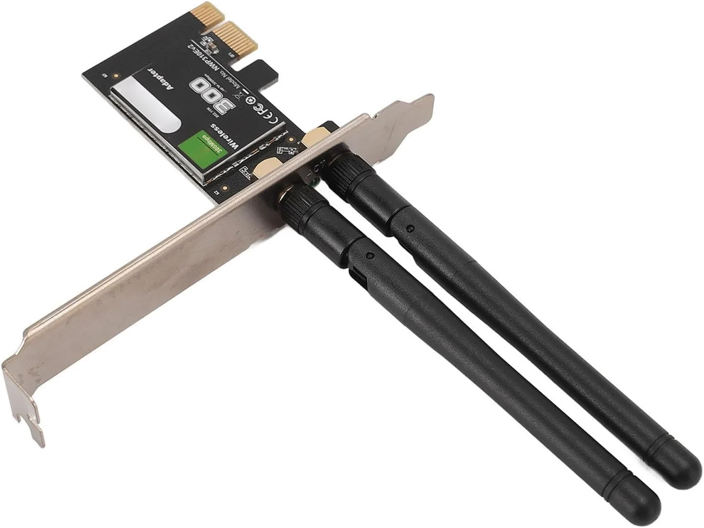 آداپتور وای فای بی سیم PCI-E کامپیوتر Dpofirs 300 مگابیت در ثانیه 2.4 گیگاهرتز برای انتقال پایدار داده، مناسب برای پخش ویدیو HD و مرور وب آداپتور وای فای بی سیم PCI-E کامپیوتر Dpofirs 300 مگابیت در ثانیه 2.4 گیگاهرتز برای انتقال پایدار داده، مناسب برای پخش ویدیو HD و مرور وب