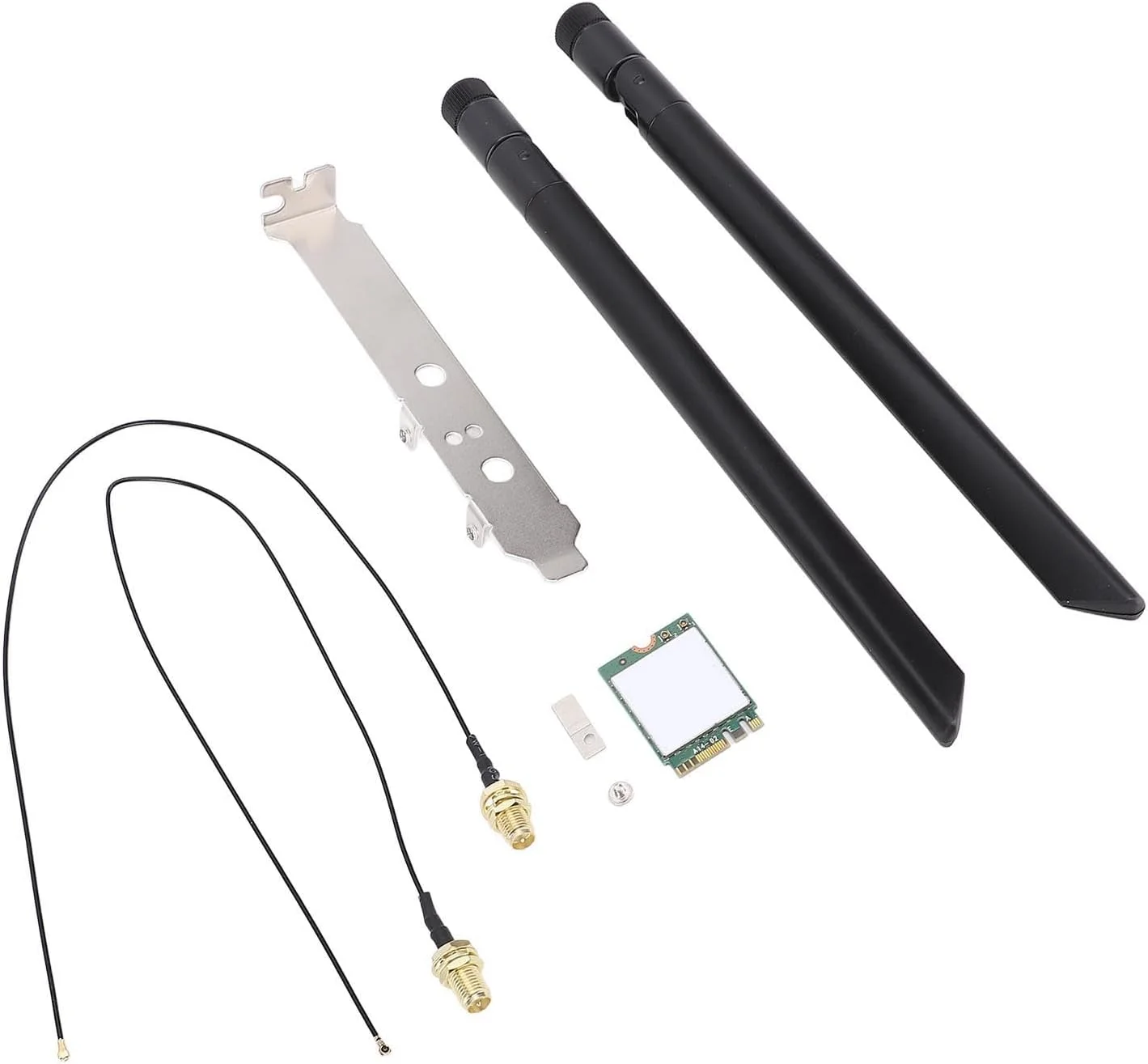 کارت وای فای بی‌سیم GOWENIC NGW 8265NGW با حالت‌های دو بانده برای تجربه آنلاین با بازدهی بالا، برای رابط M.2 سیستم‌عامل‌های 7/8/10، 1 عدد کارت وای فای مناسب برای کاربران لپ‌تاپ (آنتن خارجی)