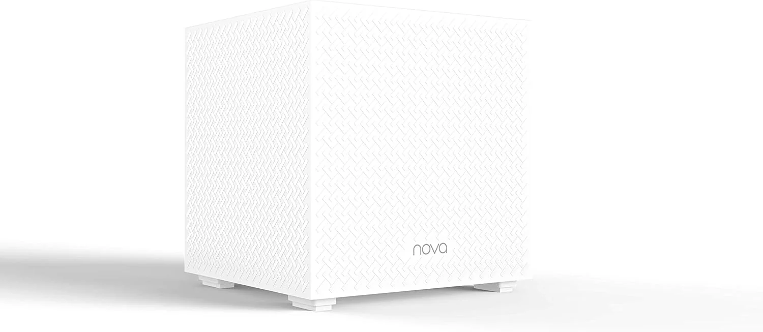 سیستم وای‌فای مش سه بانده تندا نوا (MW12) - پوشش کل خانه تا 550 متر مربع، جایگزین روتر و توسعه دهنده وای‌فای، روتر مش گیگابیتی، کنترل والدین، نصب آسان، بسته 3 عددی