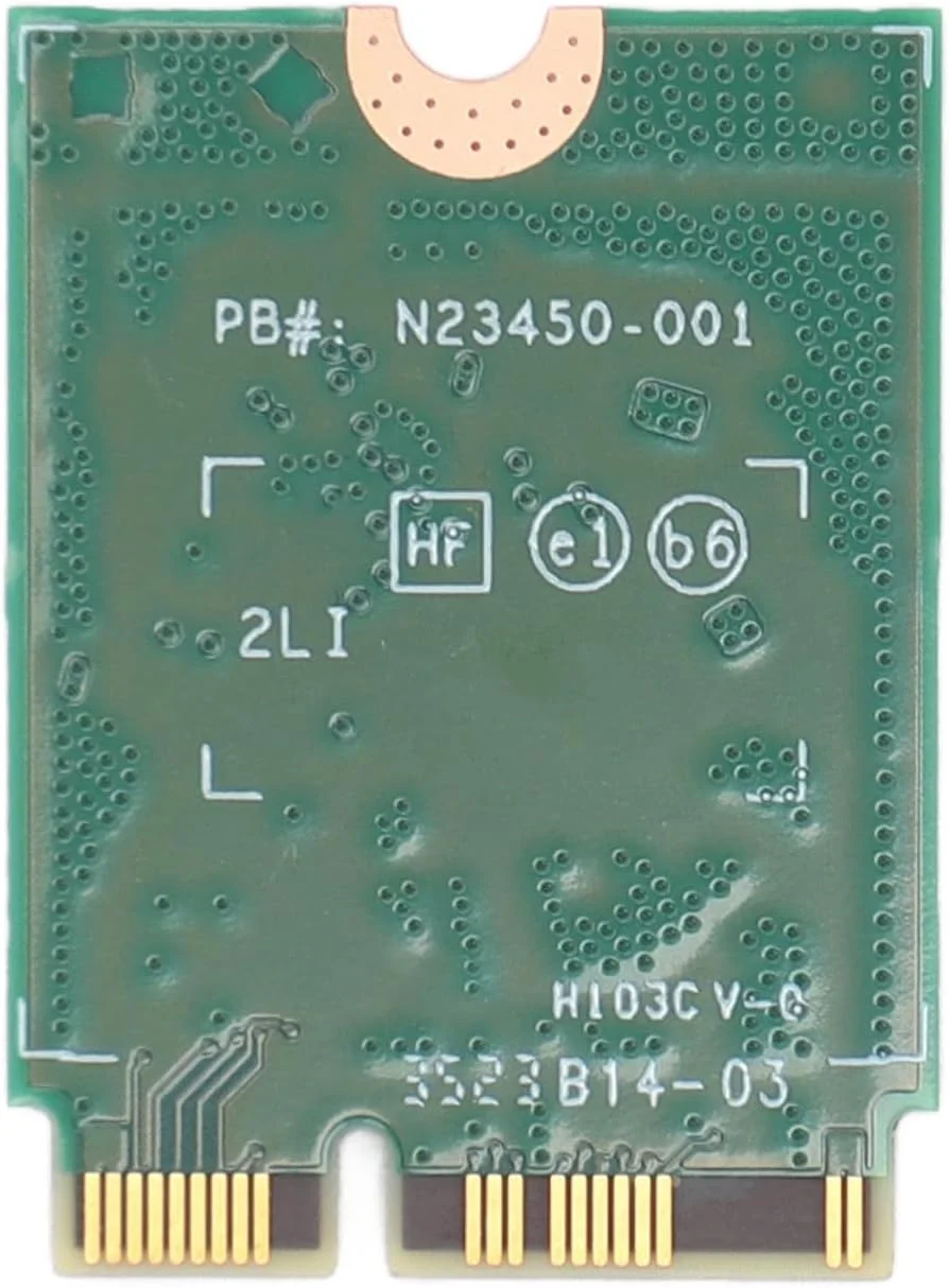 آداپتور Elprico Band Mbit/S، برای لپ تاپ M.2/NGFF، MU-MIMO -Band 5.4، آداپتور داخلی برای لپ تاپ، پشتیبانی از 10/11/ (کارت WiFi 7 با آنتن داخلی)