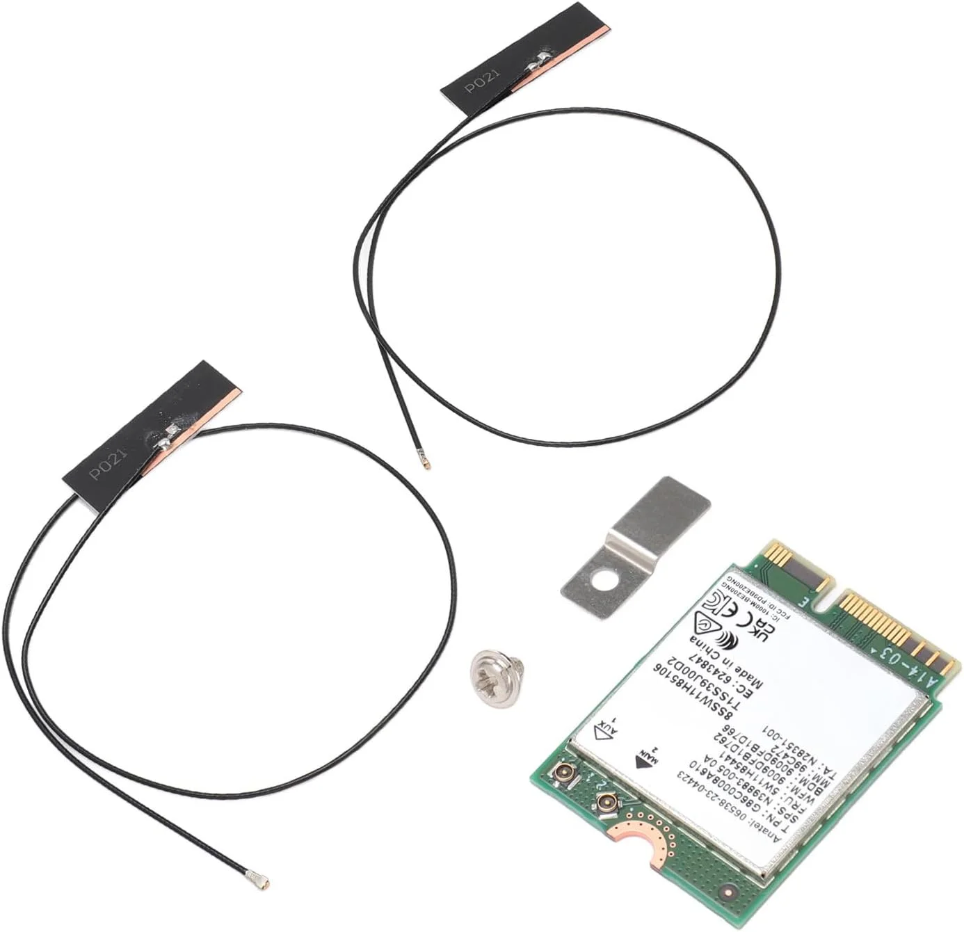 آداپتور Elprico Band Mbit/S، برای لپ تاپ M.2/NGFF، MU-MIMO -Band 5.4، آداپتور داخلی برای لپ تاپ، پشتیبانی از 10/11/ (کارت WiFi 7 با آنتن داخلی)