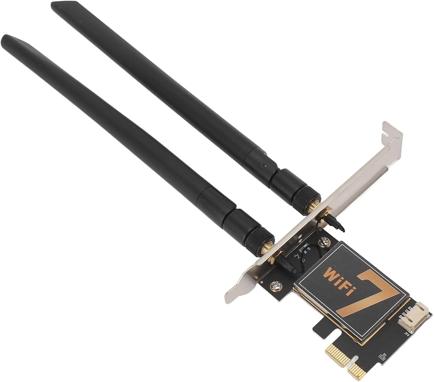 کارت آداپتور وای فای جنریک، کارت کارآمد PCI EX1 WiFi Be200NGW برای کامپیوتر رومیزی (با پایه آنتن توسعه یافته جداشدنی)