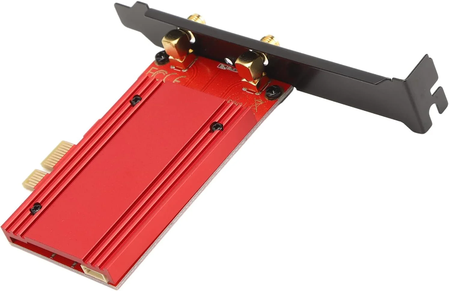 کارت شبکه PCI E بی‌سیم GOWENIC، آداپتور کنترلر وای فای کارت PCI Express بی‌سیم سه بانده سازگار با سوکت PCI E 16X/8X/4X/1X برای کامپیوترهای رومیزی و سرورها