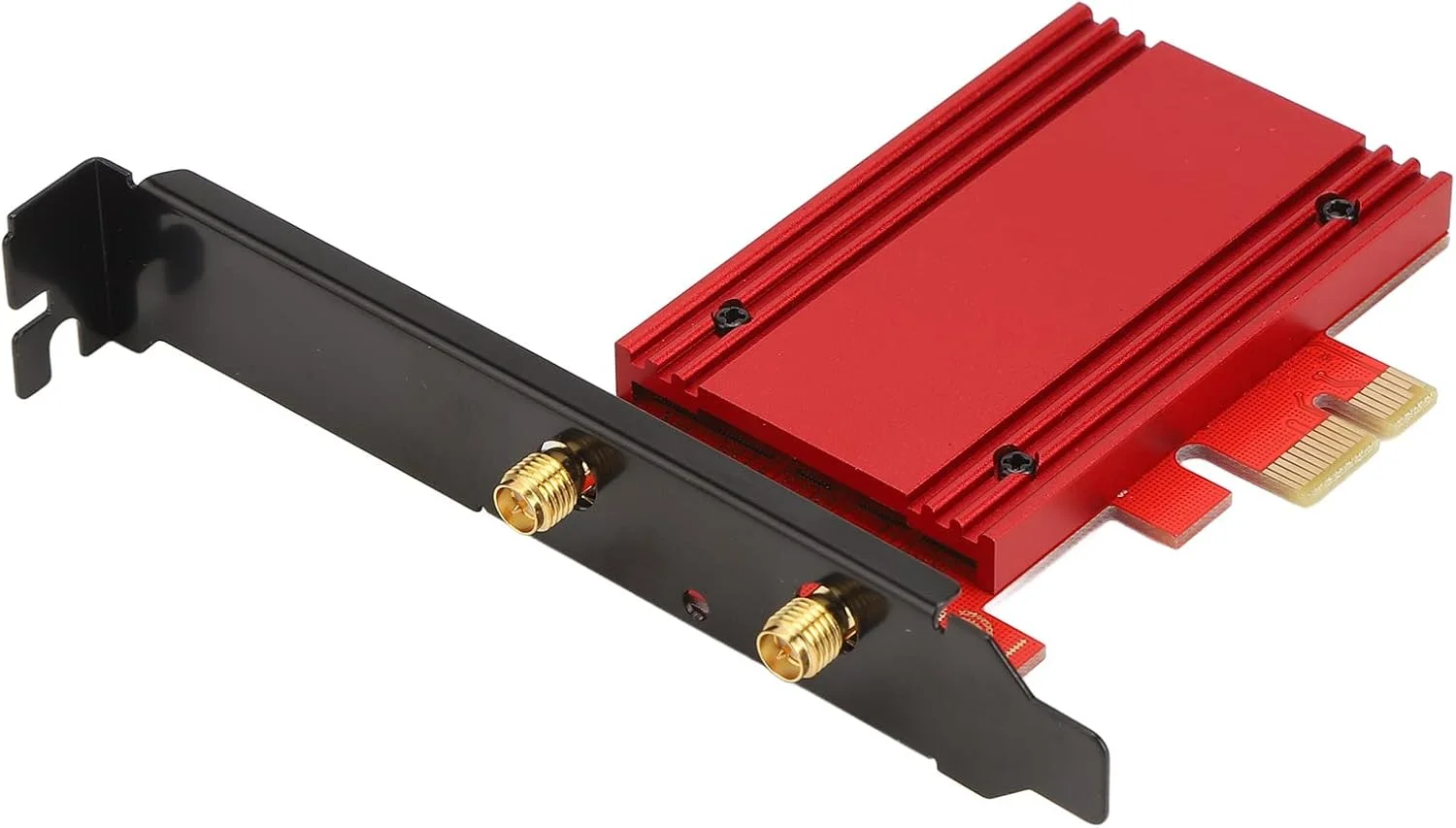 کارت شبکه PCI E بی‌سیم GOWENIC، آداپتور کنترلر وای فای کارت PCI Express بی‌سیم سه بانده سازگار با سوکت PCI E 16X/8X/4X/1X برای کامپیوترهای رومیزی و سرورها