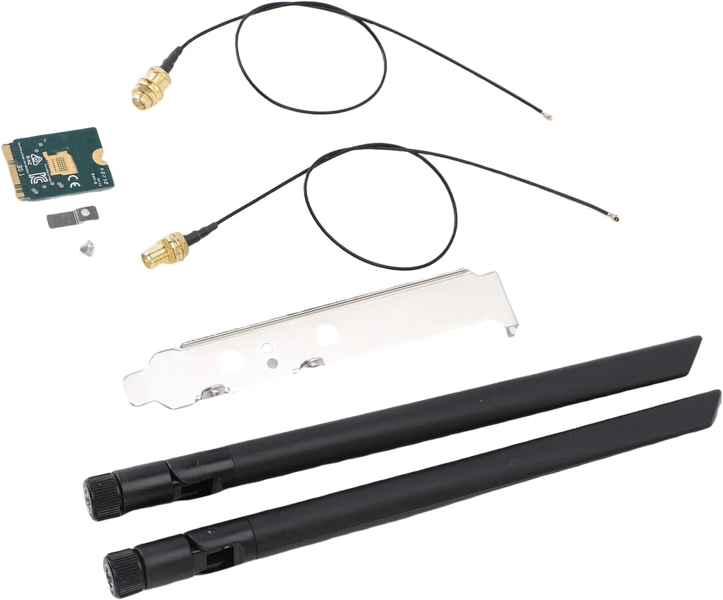 کارت وای فای 6E M.2 با سرعت 4200 مگابیت بر ثانیه برای سیستم عامل های Win 10، 11 و Openwrt