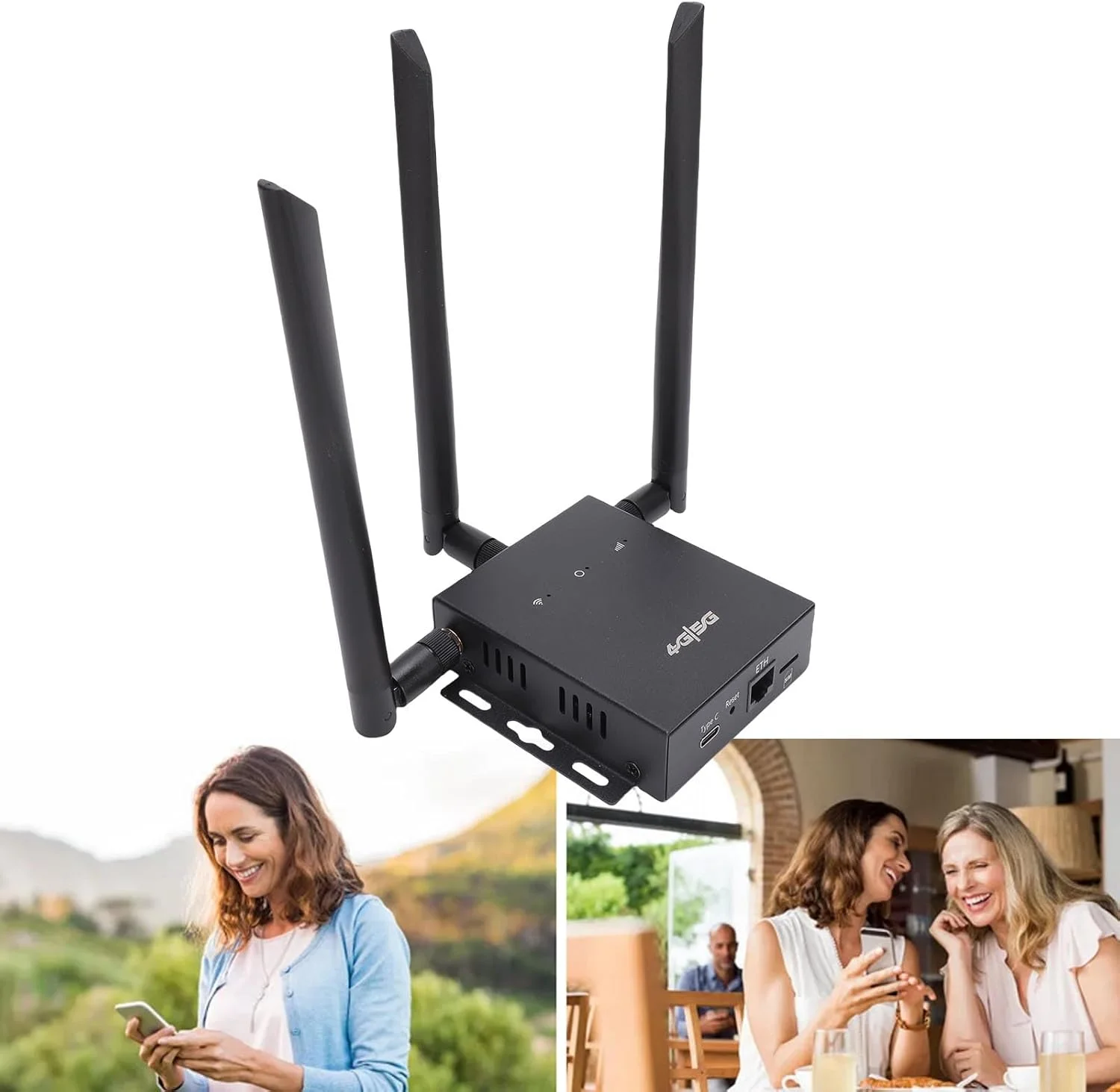 کارت های 4G سیم کارت Jiawu: تراشه هوشمند بی سیم CPE برای اتصال ساده برای خانه های تازه تاسیس. استفاده از وای فای نوع C پورت منحصر به فرد آنتن هات اسپات Ed121 Ed121 (نسخه EU)