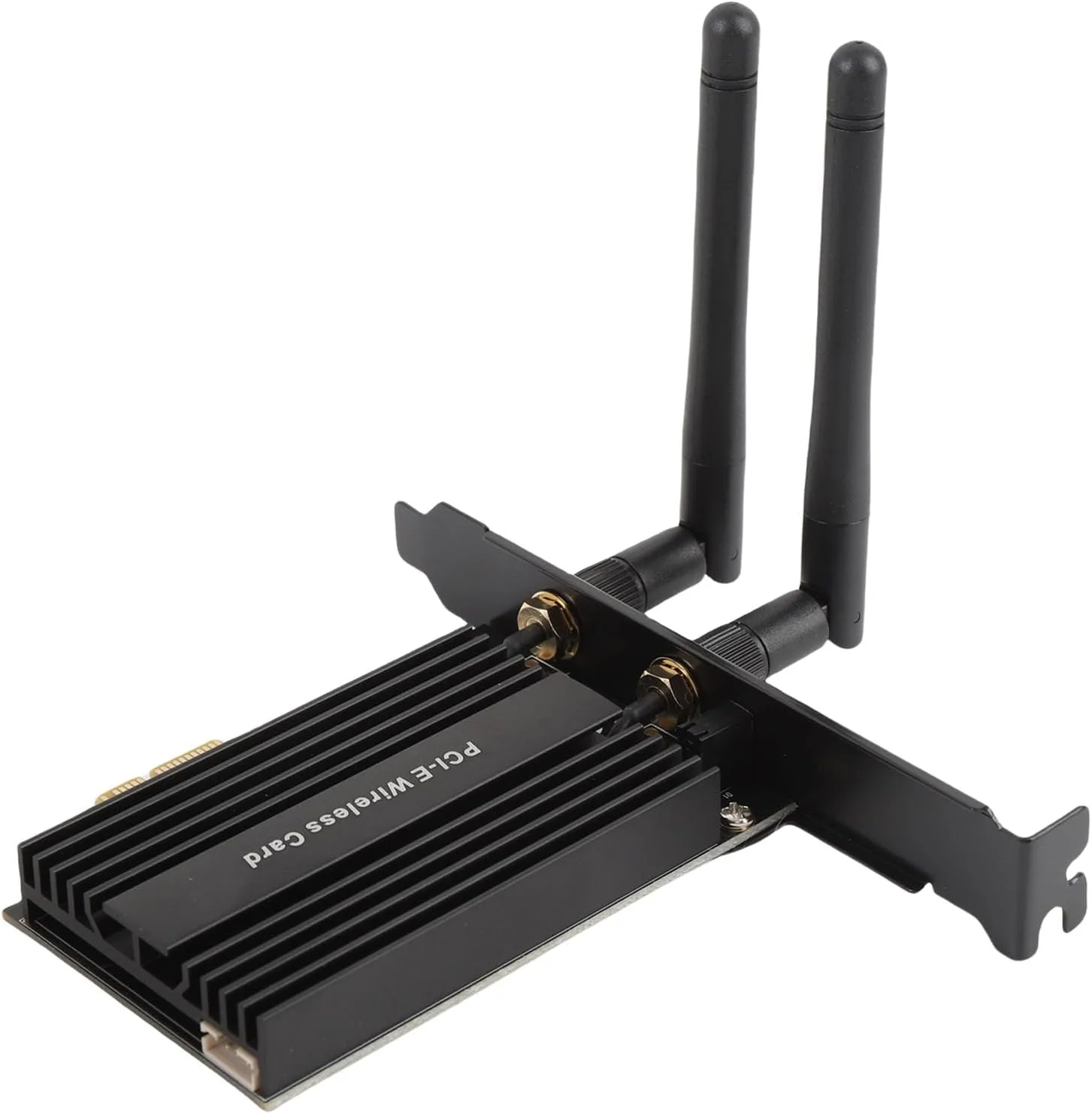 ماژول وای فای PCI-E به NGFF M.2 Luocute کارت آداپتور وایرلس وای فای بلوتوث با هیت سینک مشکی برای کامپیوتر