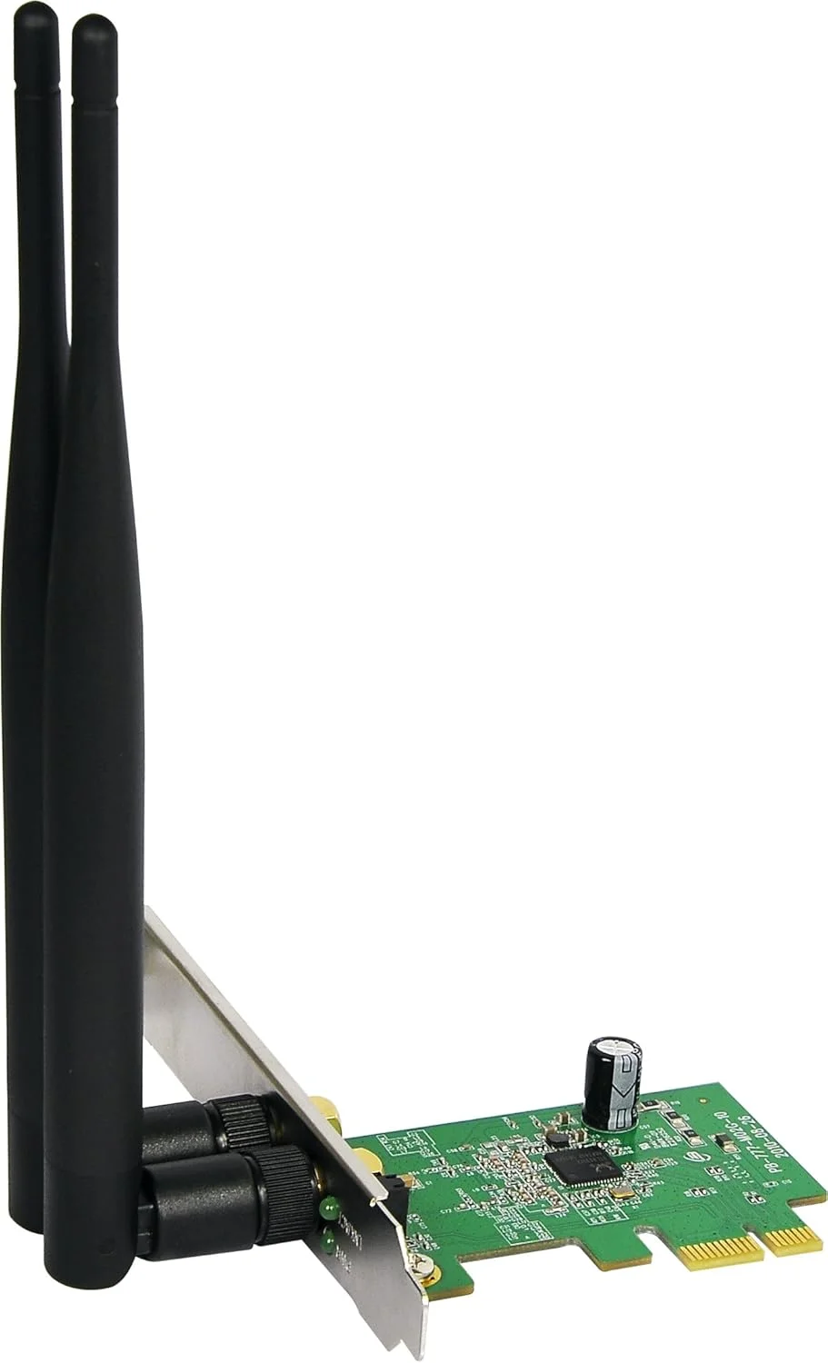 آداپتور PCI-E بی سیم N نتیس WF2113 با سرعت 300 مگابیت در ثانیه، آنتن های با بهره بالا 5 dBi، MIMO 2T2R، شامل براکت کم ارتفاع