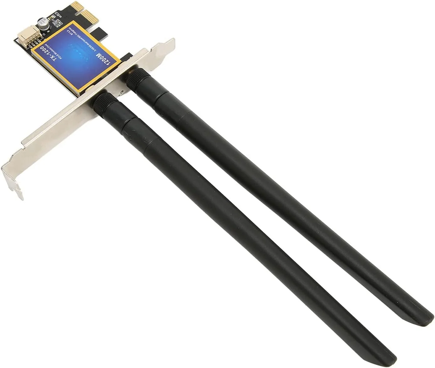 آداپتور کارت وای فای PCIEx1 دو بانده 1200 مگابیت بر ثانیه 4.0 برای بازی های رایانه شخصی آداپتور کارت وای فای PCIEx1 دو بانده 1200 مگابیت بر ثانیه 4.0 برای بازی های رایانه شخصی