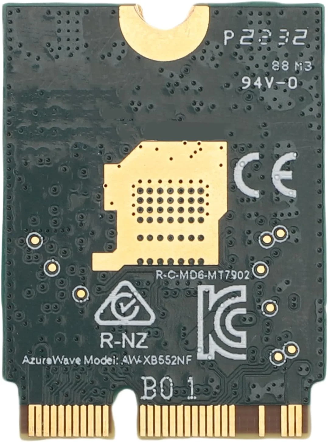 کارت شبکه بی‌سیم WiFi 6E جدید، کارت وای فای با رابط NGFF M.2 پشتیبانی از 10 و 11، سرعت 4200 مگابیت بر ثانیه گیگابیتی سه بانده 2.4G/5G/6GHz ماژول لپ تاپ 6E برای 10 و 11