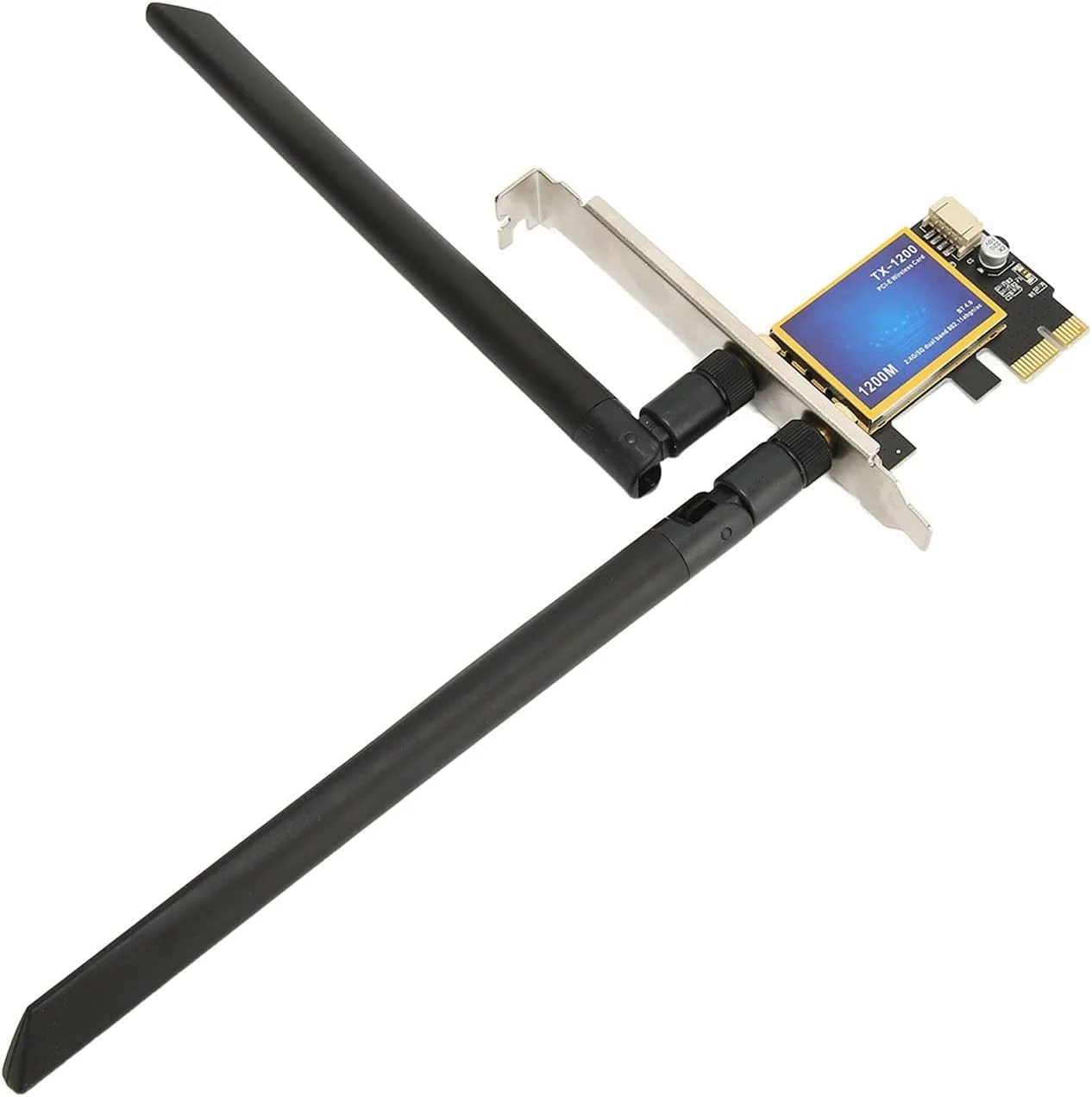 آداپتور کارت وای فای، آداپتور کارت وای فای دو بانده 2.4 گیگاهرتز 5 گیگاهرتز PCIEx1 برای ویدیوهای آنلاین آداپتور کارت وای فای، آداپتور کارت وای فای دو بانده 2.4 گیگاهرتز 5 گیگاهرتز PCIEx1 برای ویدیوهای آنلاین