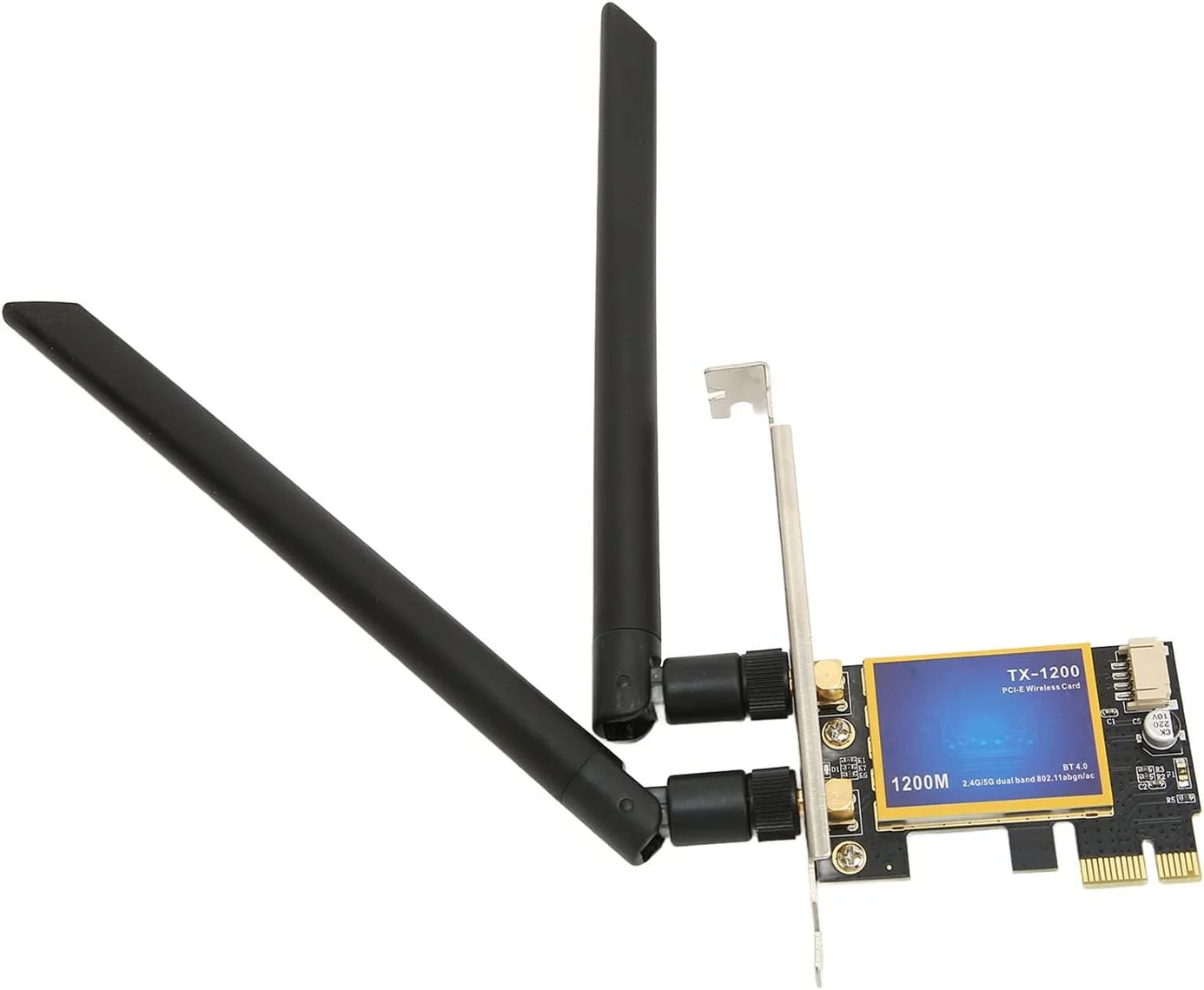 آداپتور کارت وای فای، آداپتور کارت وای فای دو بانده 2.4 گیگاهرتز 5 گیگاهرتز PCIEx1 برای ویدیوهای آنلاین آداپتور کارت وای فای، آداپتور کارت وای فای دو بانده 2.4 گیگاهرتز 5 گیگاهرتز PCIEx1 برای ویدیوهای آنلاین