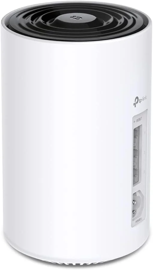 سیستم وای فای مش خانگی TP-Link Deco PX50 AX3000 + G1500 Powerline، دو بانده، پورت های گیگابیتی، مش مبتنی بر هوش مصنوعی، پوشش تا 600 متر مربع، اتصال تا 150 دستگاه، پردازنده 1.0 گیگاهرتزی، HomeShield، بسته 3 عددی