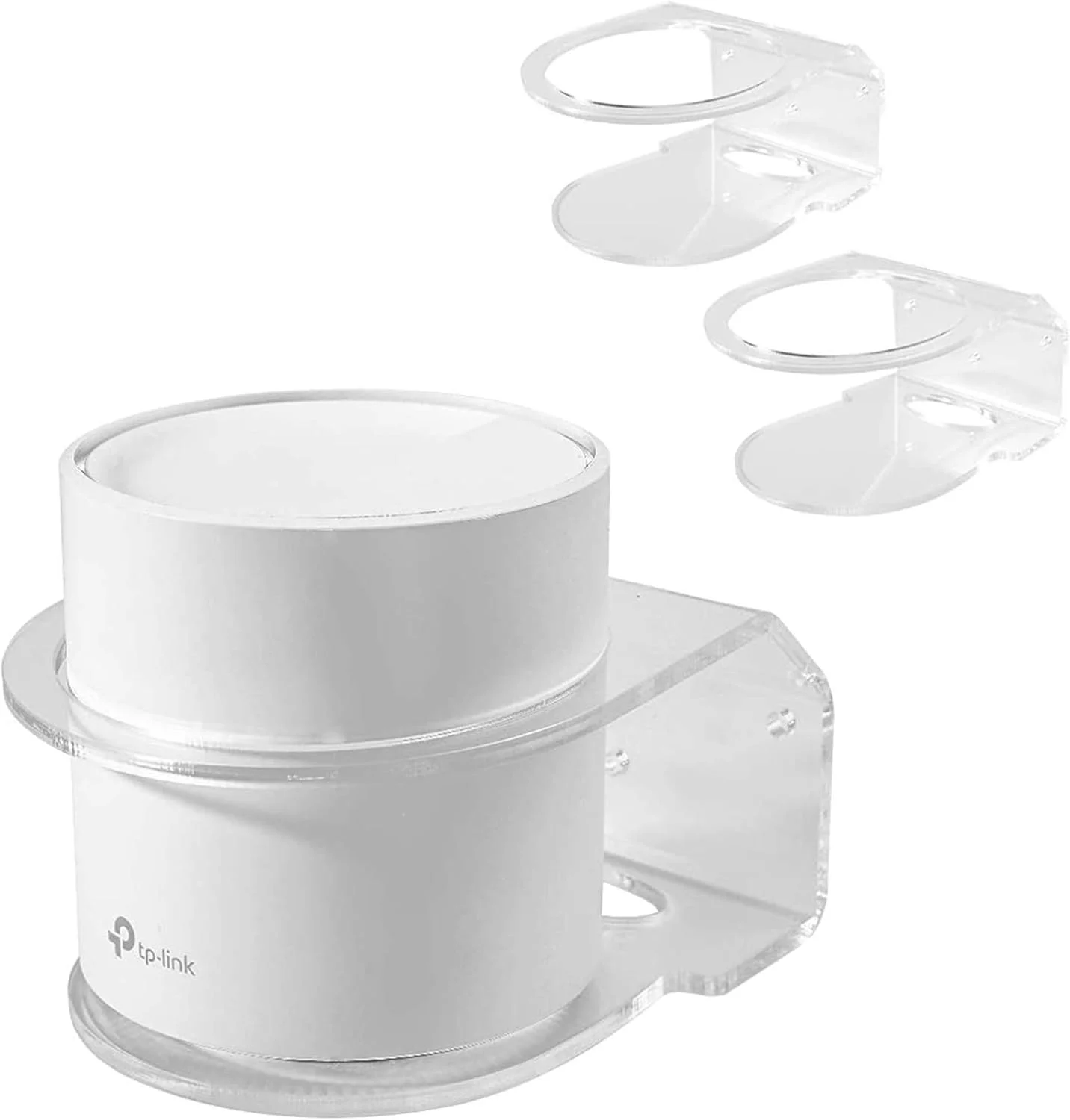 نگهدارنده دیواری برای سیستم وای فای مش TP-Link Deco X20 Deco X60 WiFi 6 (AX1800, AX3000)، نگهدارنده دیواری محکم، با قابلیت جابجایی آسان و صرفه جویی در فضا (2 عددی)
