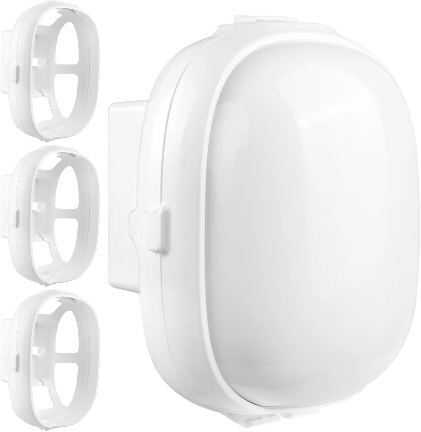 نگهدارنده دیواری روتر Nest WiFi 6e، قاب محافظ ABS با ثبات برای سیستم مش Nest WiFi Pro (سفید، بسته 3 عددی)