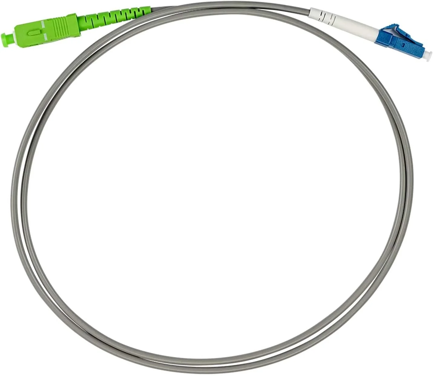 کابل آداپتور نوری Axing OAK 1-43، کابل پچ فیبر نوری SMF، کابل فیبر نوری LC/UPC به SC/APC نر، 1 متر