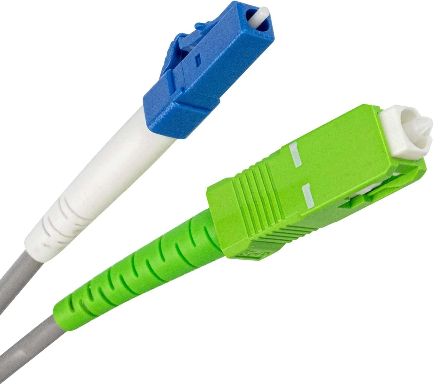 کابل آداپتور نوری Axing OAK 1-43، کابل پچ فیبر نوری SMF، کابل فیبر نوری LC/UPC به SC/APC نر، 1 متر کابل آداپتور نوری Axing OAK 1-43، کابل پچ فیبر نوری SMF، کابل فیبر نوری LC/UPC به SC/APC نر، 1 متر