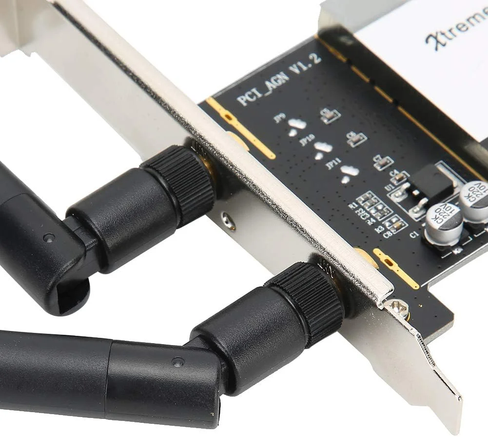 آداپتور PCI دسکتاپ VBESTLIFE مدل TX-AR9WS، کارت شبکه بی سیم، کارت شبکه وای فای 300 مگابیت بر ثانیه 802.11b/g/n، 2 آنتن AR9223