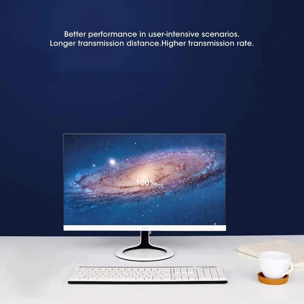 کارت شبکه دوال آنتن وای فای 6، 30000M تک پورت PCI-E اترنت، آداپتور وایرلس وای فای PCIE با MU-MIMO و تاخیر کم برای ویندوز 10 (32/64) / سیستم عامل 10