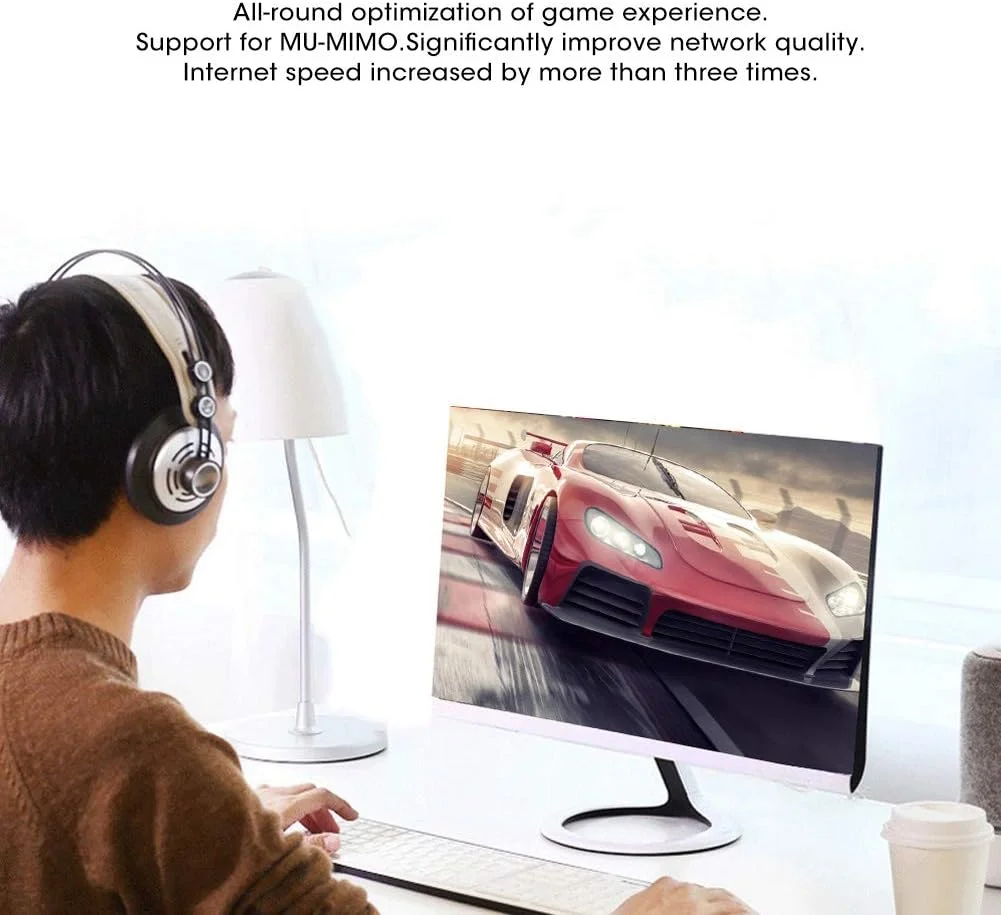 کارت شبکه دوال آنتن وای فای 6، 30000M تک پورت PCI-E اترنت، آداپتور وایرلس وای فای PCIE با MU-MIMO و تاخیر کم برای ویندوز 10 (32/64) / سیستم عامل 10