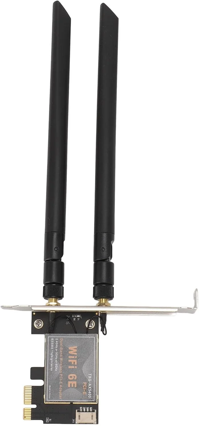 کارت شبکه وایرلس PCIE مدل PCIEx1 برای بازی کامپیوتری (بدون پایه آنتن)