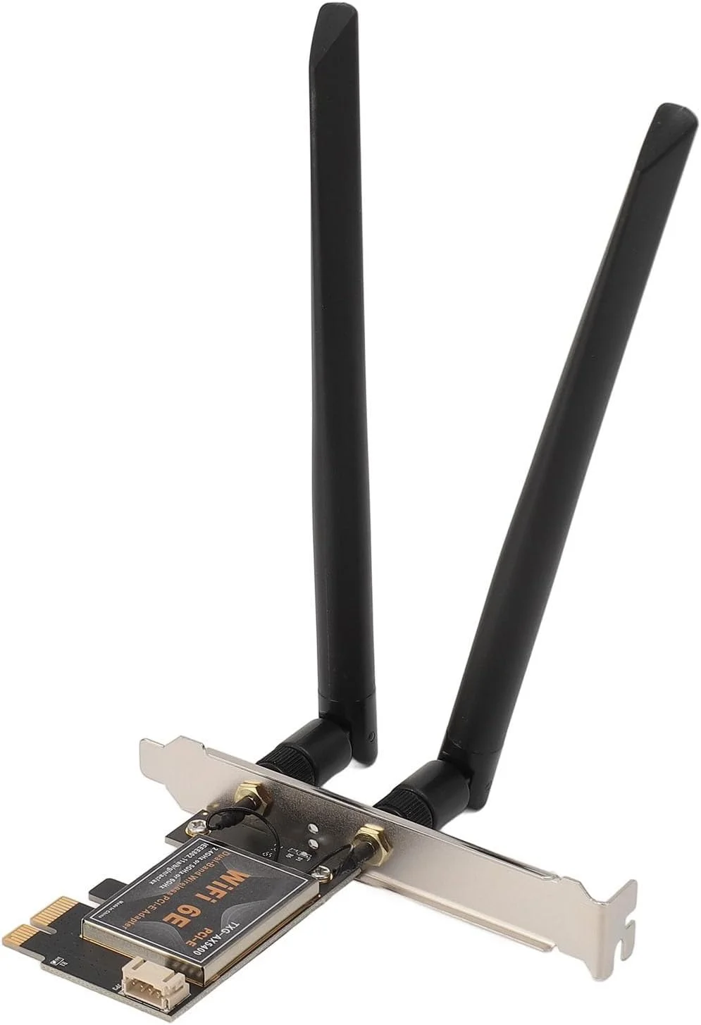کارت شبکه وایرلس PCIE مدل PCIEx1 برای بازی کامپیوتری (بدون پایه آنتن)