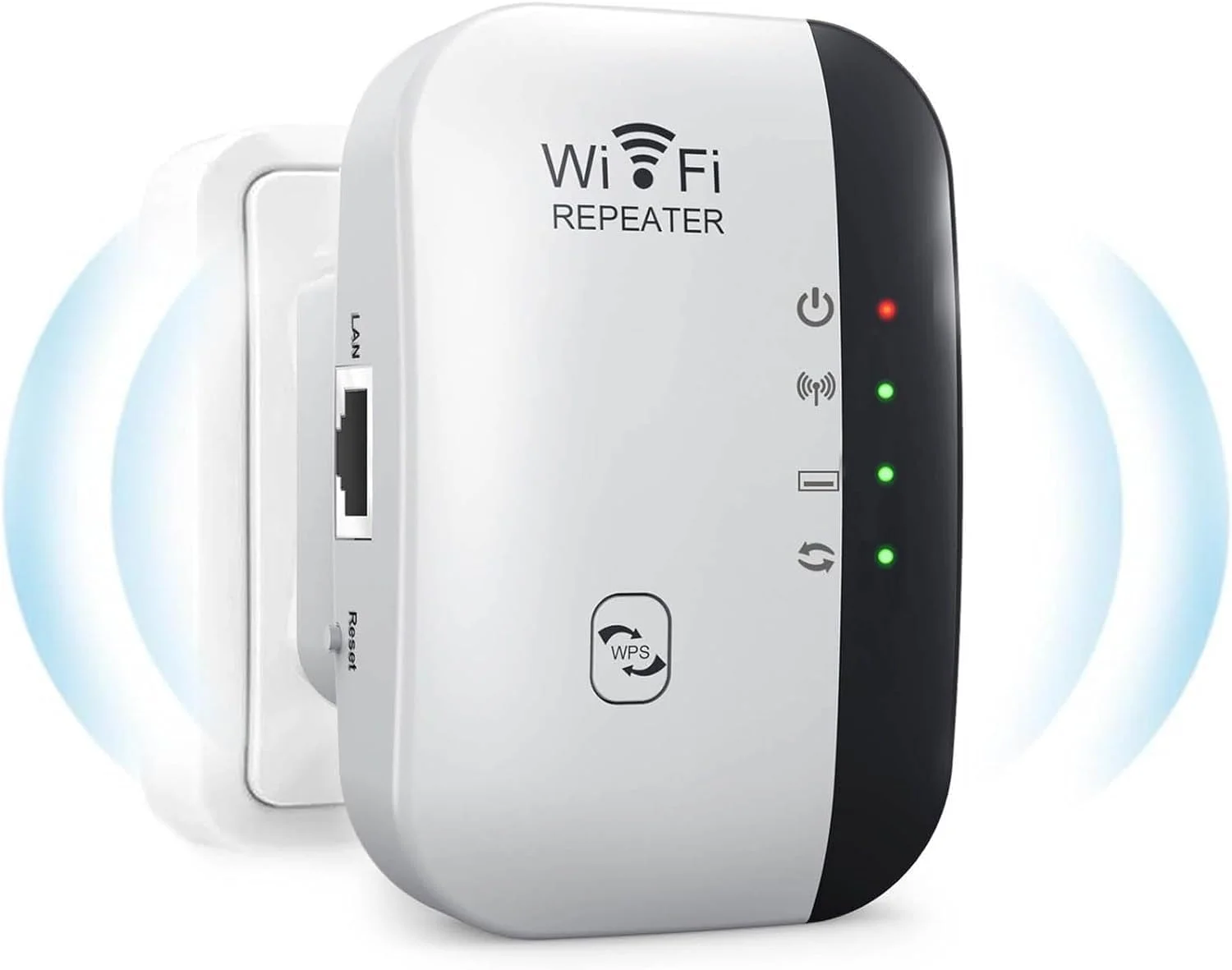 تقویت کننده سیگنال وای فای تا 3000 فوت مربع و پشتیبانی از 28 دستگاه، توسعه دهنده دامنه وای فای، تکرار کننده اینترنت بی سیم، تقویت کننده برد بلند با پورت اترنت، راه اندازی با یک دکمه، نقطه دسترسی، سازگار با الکسا.