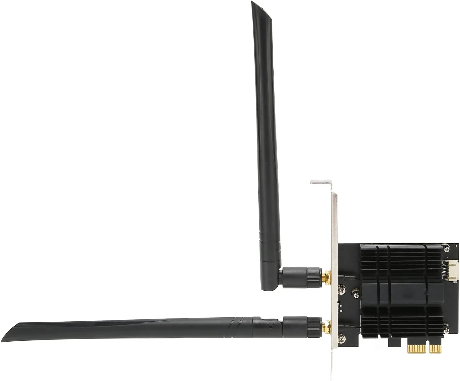 آداپتور PCI Express بی سیم دو بانده، کارت وای فای PCIE برای رایانه رومیزی با پشتیبانی از AC1300Mbps 4.2 برای بازی